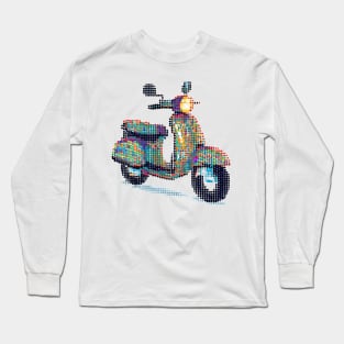 Dotted Scooter - Colored dots Long Sleeve T-Shirt